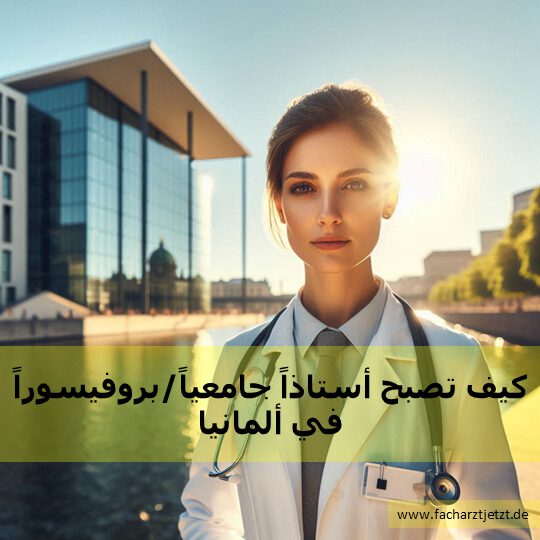 كيف تصبح أستاذاً جامعياً/بروفيسوراً في ألمانيا