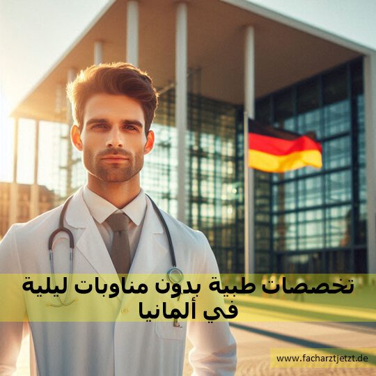 تخصصات طبية بدون مناوبات ليلية في ألمانيا