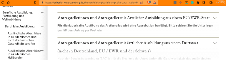 Documents to apply for Approbation: Direct links | Facharzt JETZT | فاخ ...